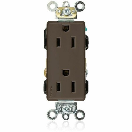 Leviton Industrial Grade Decora Receptacle, 15 Amp, 125 Volt 16262