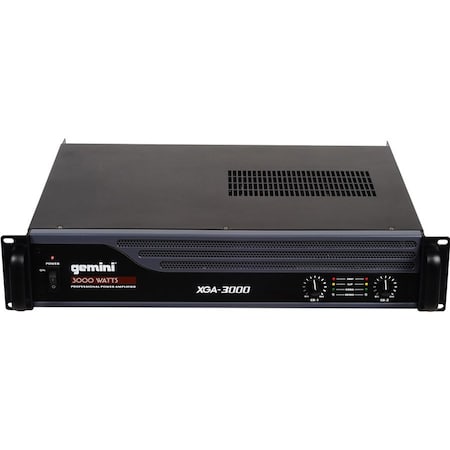 Gemini Professional XGA-3000 Amplifier - 400 W RMS - 2 Channel - Black - 10 Hz to 50 kHz XGA-3000