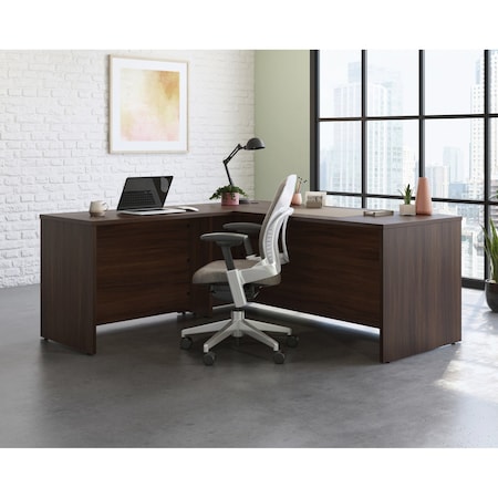 Officeworks By Sauder L-Desk Combo, 29.291 in H, 71.102 in W X Noble Elm 431540