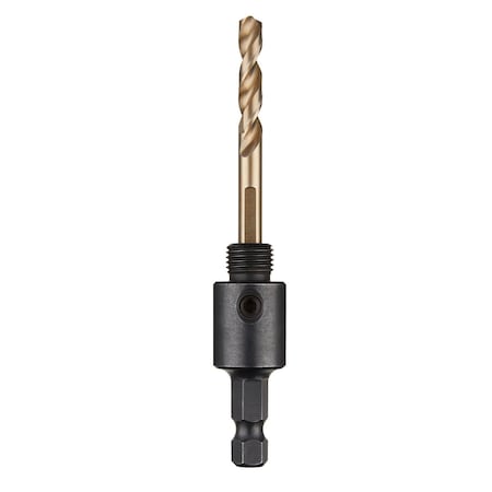 Milwaukee Tool 3/8 in. Shank Small Threaded Arbor with Cobalt Pilot Bit for 11/16 in. - 1-1/8 in. HOLE DOZER with Carbide Teeth Hole Saws 49-56-7110