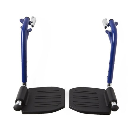 Medline Blue Swing-Away Footrest for Transport Chairs WCA806965B