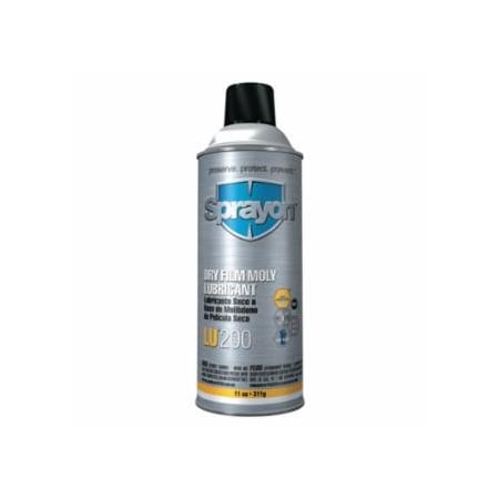 Sprayon Dry Moly Lubricant, 16 oz Aerosol Can, 12PK 425-SC0200000
