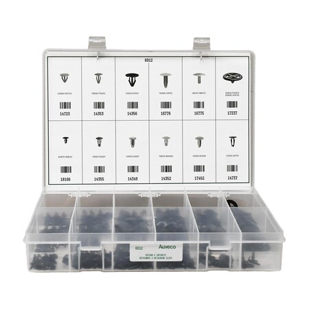 Auveco Nissan And Infiniti Retainers And Retaining Quik-Select Ii Kit Assortment 6912