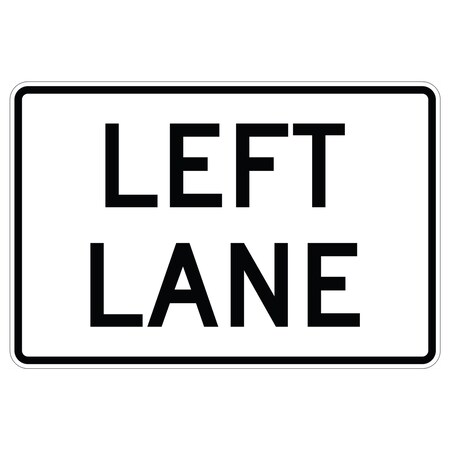 Sign Solutions Usa Traffic Sign, 24 in Width, Aluminum Sign, Horizontal Rectangle DUS10HWT2418M5-4