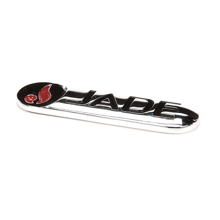 Jade Name Plate, Red/Chrome 3000012160