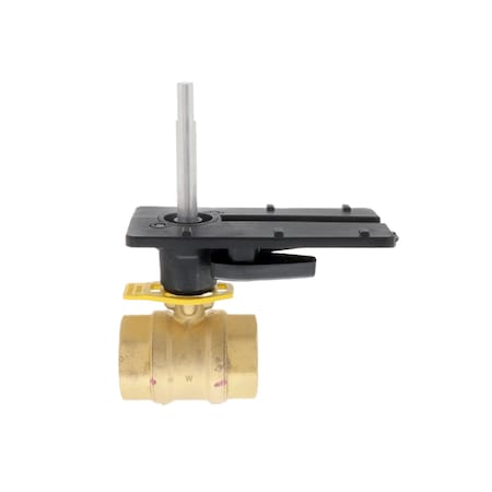 Honeywell Control Ball Valve - 1.5" NPT, 2-Way, 74 Cv, Brass, Actuator Ready VBN2ERPX0000