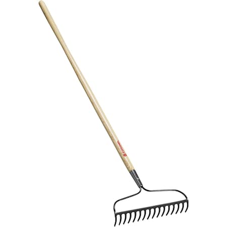 Corona Tools Bow Head Rake, 16 in. Head, 16 Tines, Ash Hardwood Handle RK 65002
