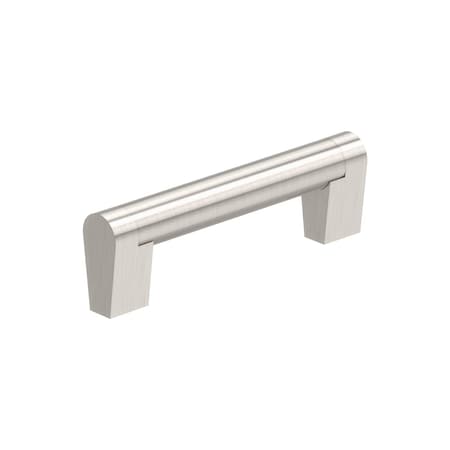 Amerock Composite 3-3/4 inch (96mm) Center-to-Center Satin Nickel Cabinet Pull, 10PK 10VMP37141G10