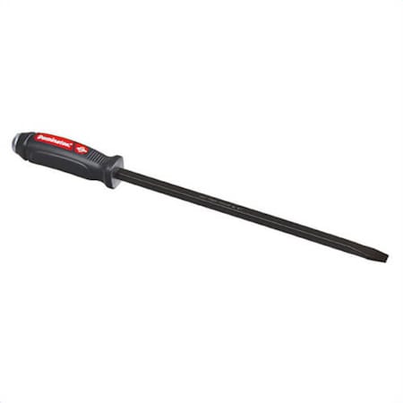 Mayhew Screwdriver Square Pry Bar, Straight Tip, 17 in OAL, Heat Treated Steel, 12-S Series 60143