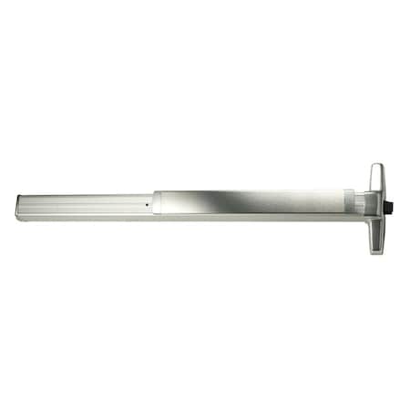 Von Duprin Grade 1 Rim Exit Device, Narrow Stile Pushpad, 48in, Exit Only, Less Trim, Hex Key Dogging, Black A 33AEO 4 315