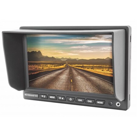 Echomaster 7 in. 720p AHD Monitor with 2 Channel Input ECMPMON-7022-AHD
