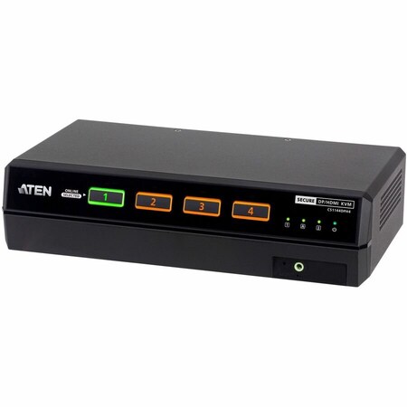 Aten 4-PORT DUAL DISPLAY UNIVERSAL SECURE KVM PP4.0 (HDMI / DISPLAYPORT) CS1144DPH4