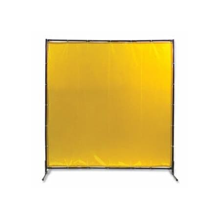 Best Welds Welding Curtain, 6 ft X 6 ft, PVC, Yellow, 14 mil 902-CURTAIN-6X6-YEL