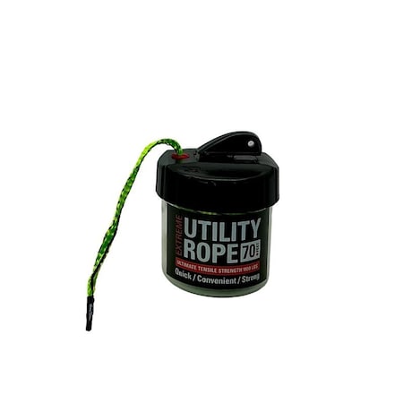 Rapid Rope Utility Rope, 70 ft L, Neon Green RRMCG26393