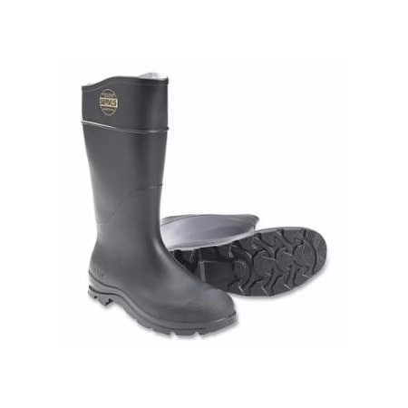 Servus CT, Economy Knee Boots, Steel Toe, Size 5, PVC, Black 922-18821-050