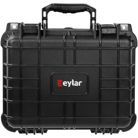 Eylar Compact 13.37in Gear Hard Case Waterproof w/ Foam Black SA00001