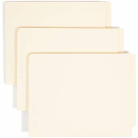 Smead Heavyweight Folder, Two Fasteners, End Tab, Letter, 11 Point Manila, 50/Box 34115