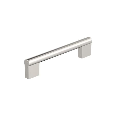 Amerock Versa 5-1/16 inch 128mm Center-to-Center Polished Nickel Cabinet Pull BP36913PN