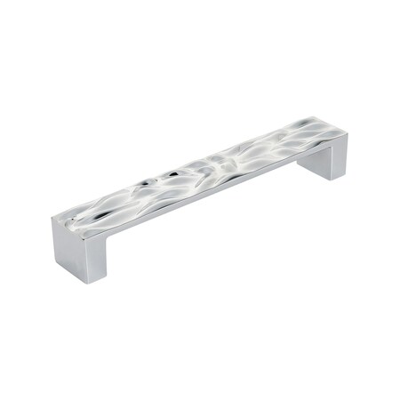 Amerock Calathea 6-5/16 in 160 mm Center-to-Center Polished Chrome Cabinet Pull BP100316026