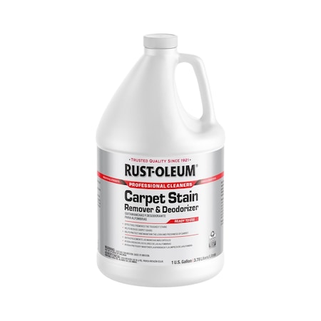 Rust-Oleum Professional Cleaners Carpet Stain Remover and Deodorizer, 1 Gallon, PK4 352253