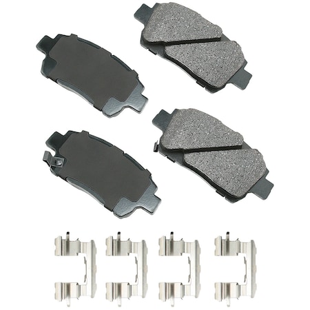 Akebono Proact Disk Pad, Act822A ACT822A
