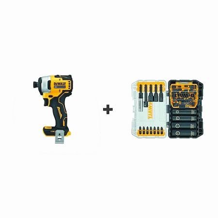Dewalt Impact Driver, 2800 RPM, 20 V DC DCF809B/DWA2T35IR