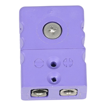 Dayton ThermocoupleConnector, Purple, TypeE, Jack 794F59
