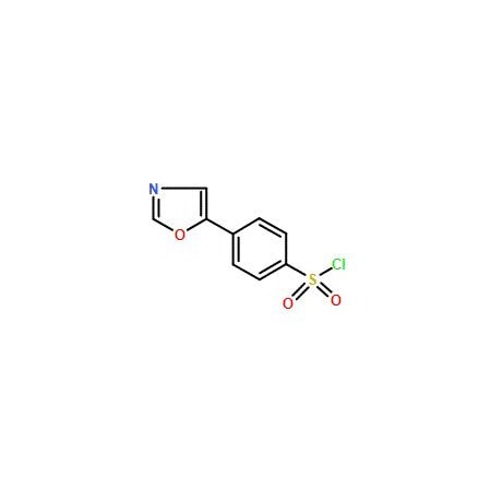 Ak Scientific 4-(1, 3-Oxazol-5-yl)benzenesulfonyl chloride (250mg), CAS 337508-66-4 Y8775-250mg