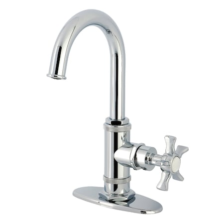 Kingston Brass Single-Handle Bar Faucet, Polished Chrome KSD8501NX