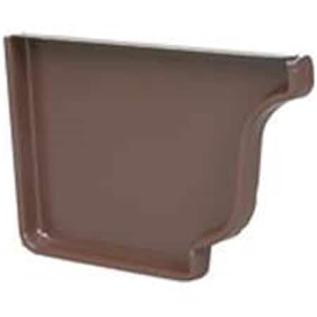 Swivel 2520519 Brown Aluminium Left Hand End Cap 5In. SW414046