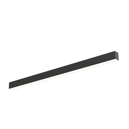 Dals Lighting Boulevard 48'' Linear Flush Mount, Black LNFM48-CC-BK