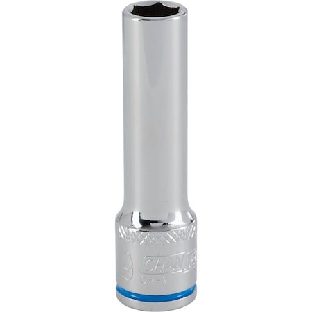 Channellock 3/8'' Drive 9 mm 6-Point Deep Metric Socket 397903