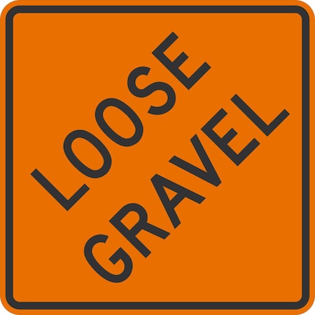 Lyle W8-7, Loose Gravel, 36x36, High Intensity Prismatic, Orange G-16341-HI_36x36