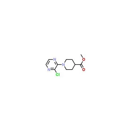 Ak Scientific 1-(3-Chloro-pyrazin-2-yl)-piperidine-4-carboxylic acid methyl ester (100mg), CAS 1400645-27-3 B125-100mg