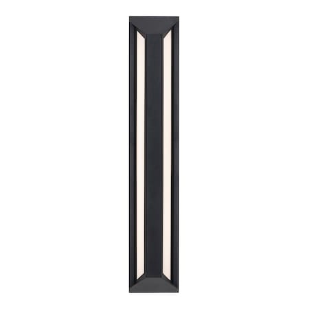 Afx Fulton - LED Outdoor Sconce - 24in - Black FTNW0424LAJUDBK