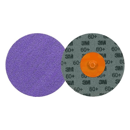 3M Cubitron Quick-Change Disc, Ceramic, 3 in Dia., PK50 7100331730