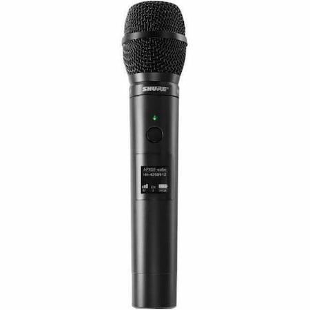 Shure HANDHELD TRANSMITTER WITH INTERCHANGEABLE MIC CARTRIDGE: VP68 (CONDENSER, OMNI-D MXW2X/VP68=-Z10