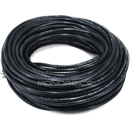 Monoprice Ethernet Cable, Cat 5e, Black, 100 ft. 102164