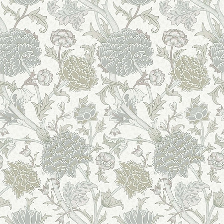 A-Street Prints Cray Light Green Floral Trail Wallpaper 4153-82032
