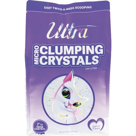 Ultra Pet 5 Lb. Micro Clumping Crystals Cat Litter 85300
