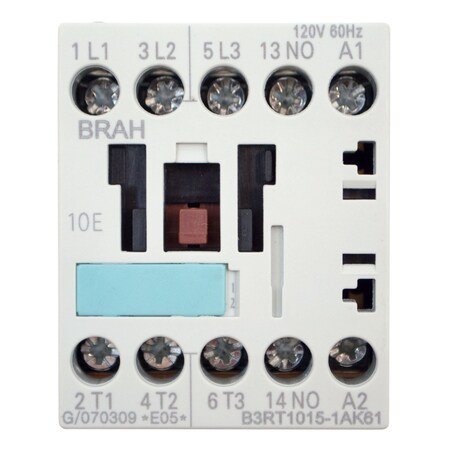 Brah Electric , Replacement 7A 600V 3P with 240VAC Closing Coil for Sirius Contactor 3RT1015-1AP61 B3RT1015-1AP61