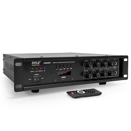 Pyle Pyle Bluetooth Home PA Mixing Amplifier - 500W Home Audio Power Amplifier, Digital Display, USB PMX3500PH
