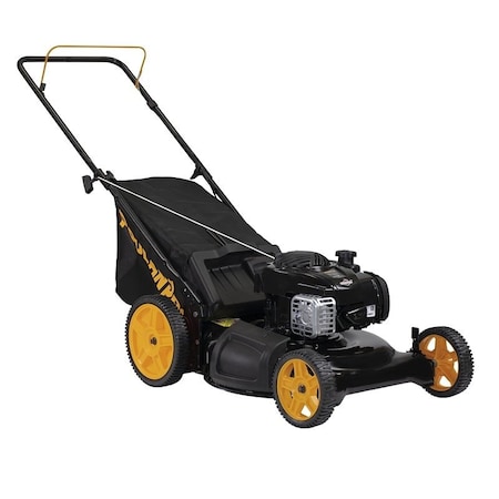 Poulan Pro Lawn Mower, Gasoline, 21 in W Cutting, Pull Start PM21N550RH