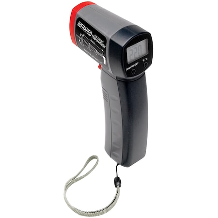 Performance Tool Laser Thermometer, Infrared, Digital Display, Fahrenheit Celsius W89720
