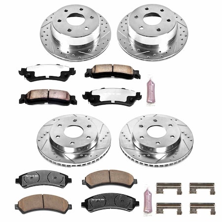 Powerstop FRONT & REAR TRUCK AND TOW BRAKE KIT K2010-36