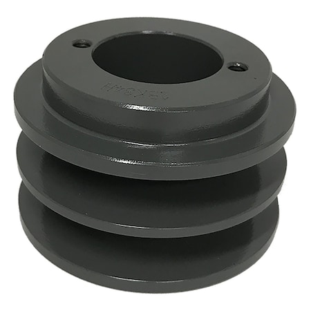 B&B Manufacturing Bushing 2 Groove V-Belt Pulley 3.35 inch OD 2BK32H