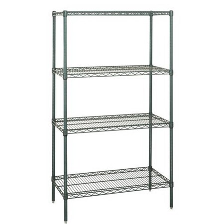 Betterbeds Proform Wire 4 Shelf Unit - 24 x 48 x 86 in. BE1137210