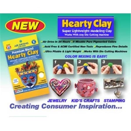 Hearth Hearty Super Lightweight Modeling Clay White-149 grams HE475949