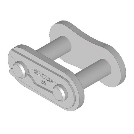 Senqcia Inspire Series SBR Single Strand Spring Clip Connecting Link, 35PCP chain, 3/8 P, .51 OAW, .141 Pin 35PCP2CL