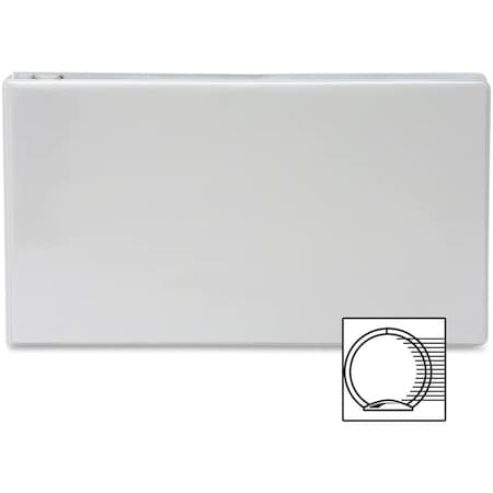 Business Source Tabloidsize Round Ring Reference Binder, White BSN45102